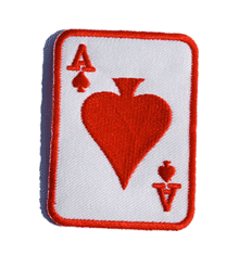 RED ACE OF SPADES