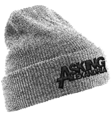 ASKING ALEXANDRIA - LOGO GREY TURN UP